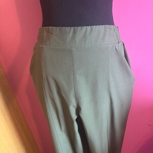 Olive Green Women's Small Fabletics Downtown Pants